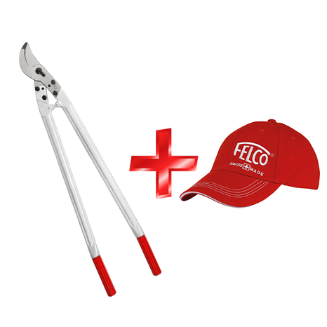 Darčekový set - Obojručné nožnice na konáre FELCO 22 + letná čiapka FELCO