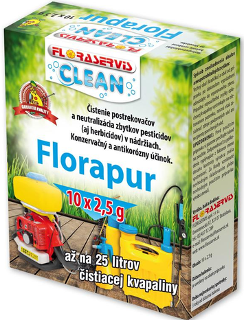 FLORAPUR - čistič na postrekovače (10 x 2,5g)