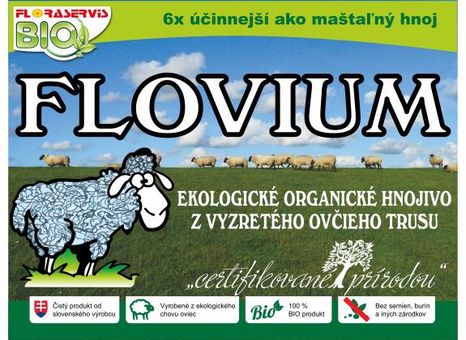 FLOVIUM hnojivo z ovčieho trusu 3 kg (ekologické hnojivo z vyzretého ovčieho trusu- granulované)