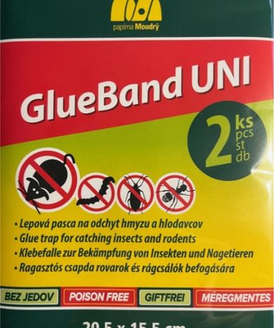 GlueBand UNI lepiaca doska na myši a hmyz ( 2ks )